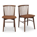 Marley - Dining Chair (Set of 2) - Dark Brown - Moe's Home Collection - Chair Sets - Elite Enclave Home