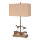 Piper Bird Table Lamps With Brown Shade (Set of 2) - Brown Sand