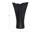 Yeri - Cast Aluminum Vase - Black - Moe's Home Collection - Vases & Jars - Elite Enclave Home
