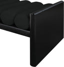 Waverly - Bench With Black Frame - Meridian Furniture - Upholstered Benches - Elite Enclave Home