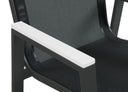 Nizuc - Outdoor Patio Dining Arm Chair With Gray Frame (Set of 2)