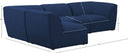 Miramar - 4 Piece Modular Sectional - Meridian Furniture - Stationary Sectionals - Elite Enclave Home