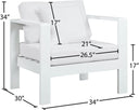 Nizuc - Outdoor Arm Chair - Meridian Furniture - Arm Chairs- Elite Enclave Home