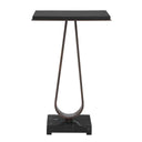 Galloway - Minimalist Accent Table - Black / Bronze