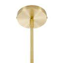 Presidio - 5 - Light White Drum Shade Chandelier - Gold / White - Hampton Hill - Chandeliers - Elite Enclave Home