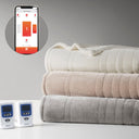 Microplush - King Heated Blanket With Wifi Technology - Ivory
