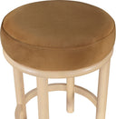 Monette - Counter Stool With Natural Base - Meridian Furniture - Counter Height (24" - 27") - Elite Enclave Home