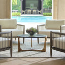 Bohdi - Outdoor Coffee Table - Brass / Black