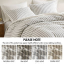 Etta - 3 Piece Queen Duvet Set - Gray