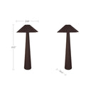 Gigi - Floor Lamp - Dark Brown - Moe's Home Collection - Floor Lamps - Elite Enclave Home