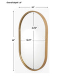 Varina - Oval Mirror - Uttermost - Accent Mirrors - Elite Enclave Home