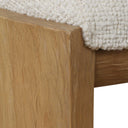 Port - Small Bench - Natural / White - Uttermost - Upholstered Benches- Elite Enclave Home