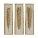 Palma - Leaf Shadow Box (Set of 3) - Gold