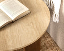 Idella - Travertine Round Table - Classic Home - Coffee Tables - Elite Enclave Home
