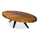 Parq - Oval Coffee Table - Brown - Moe's Home Collection - Coffee Tables - Elite Enclave Home