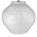 26" Ceramic Table Lamp With White Drum Shade - White