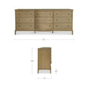 Sadie - Dresser - Light Brown - Moe's Home Collection - Dressers - Elite Enclave Home