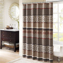 Princeton - Shower Curtain - Red - Madison Park - Shower Curtains - Elite Enclave Home