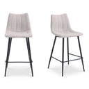 Alibi - Counter Stool (Set of 2) - Beige - Moe's Home Collection - Stool Sets - Elite Enclave Home