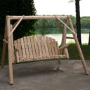 87" x 70" x 65" Swing Chair - Natural