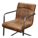 Ansel - Leather Arm Chair (Set of 2) - Grazed Brown - Moe's Home Collection - Chair Sets - Elite Enclave Home