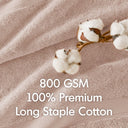 800GSM - 8 Piece Antimicrobial Towel Set - Blush - Madison Park Signature - Towel Sets - Elite Enclave Home