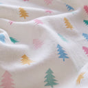 Cozy Soft - Twin Long 100% Flannel Pigment Printed Sheet Set - Tree Block - Intelligent Design - Sheets & Pillowcases - Elite Enclave Home
