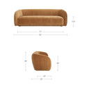 Faye - Sofa - Tan - Moe's Home Collection - Stationary Sofas - Elite Enclave Home