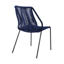 Metal Outdoor Dining Chair (Set of 2) - Blue