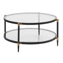 Chadid - Round Glass Table - Uttermost - Side Tables - Elite Enclave Home