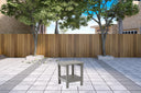 Plastic Outdoor Side Table - Light Gray