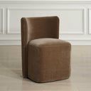 Outlook - Modern Velvet Dining Chair - Brown - Uttermost - Side Chairs - Elite Enclave Home