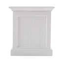 Solid Wood Chest - White