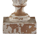 Table Lamp With White Bell Shade - White