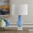Clear Sky - Blue Glass Table Lamp