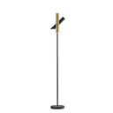 Metal LED Torchiere - Black - HomeRoots - Floor Lamps - Elite Enclave Home