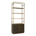Elliot - Bookshelf - Brown Oak - Moe's Home Collection - Etageres - Elite Enclave Home