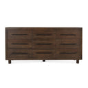 Jaxon - 9 Drawer Dresser - Cocoa Brown