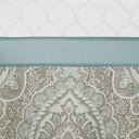 Shawnee - Printed And Embroidered Shower Curtain - Seafoam - 510 Design - Shower Curtains - Elite Enclave Home