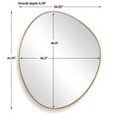 Distort - Mirror - Antique Brass