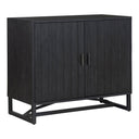 Sierra - 2 Door Cabinet - Black - Moe's Home Collection - Accent Cabinets - Elite Enclave Home