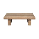 33" Solid Wood Outdoor Coffee Table - Natural
