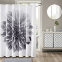 Norah - Printed Floral Shower Curtain - Gray - Madison Park - Shower Curtains - Elite Enclave Home