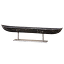 River Boat - Sculpture - Black