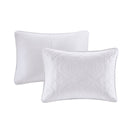Oakley - 3 Piece Reversible Microfiber Bedspread Set - White