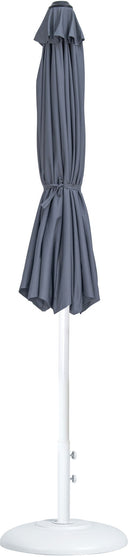 Fiji - Aluminum Patio Umbrella With Round White Base