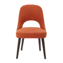 Nola - Dining Side Chair (Set of 2) - Orange / Dark Brown - INK+IVY - Chair Sets - Elite Enclave Home