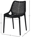Mykonos - Outdoor Patio Dining Chair (Set of 2) - Meridian Furniture - Chair Sets- Elite Enclave Home