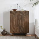 Holmes - Bar Cabinet - Artisan Brown