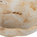 Sahara - Bloom Indoor-Outdoor Stone Bowl - Russet / Ivory / Sand